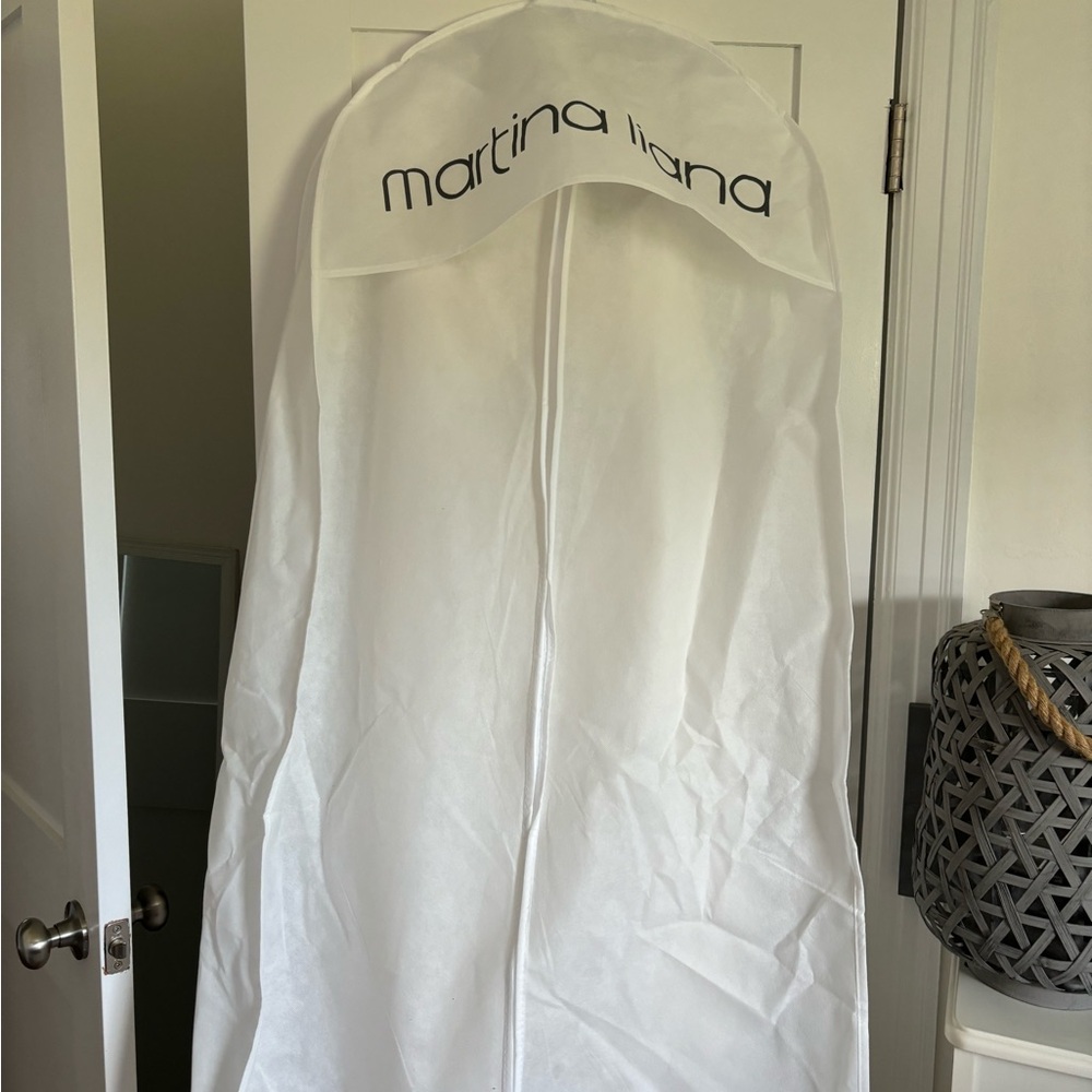 Martina Liana Strapless Wedding Dress Style 1557 size 18 - Picture 7 of 8